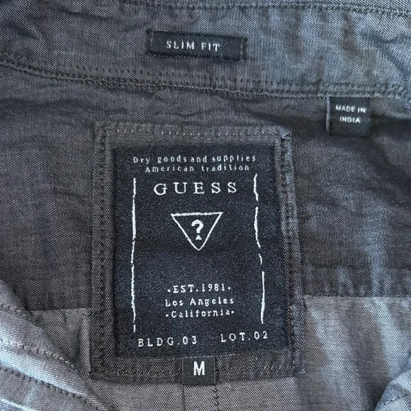 Guess Women's Black Button Down Shirt MM258 - Picture 5 of 5